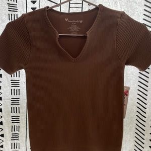 Brown shirt
